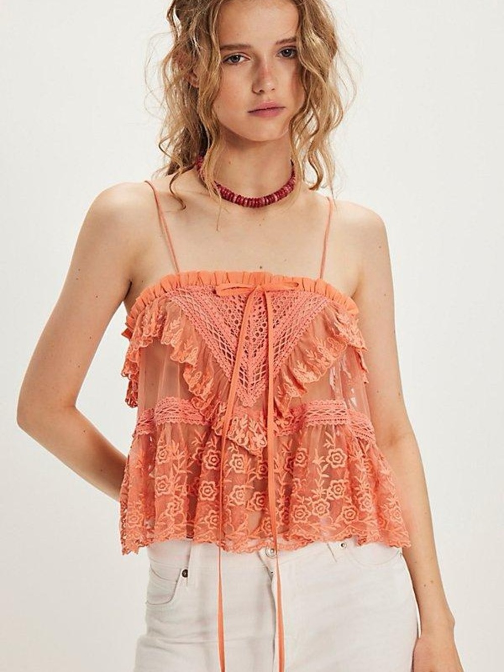 Free People Women's Sofia Embroidered Tank